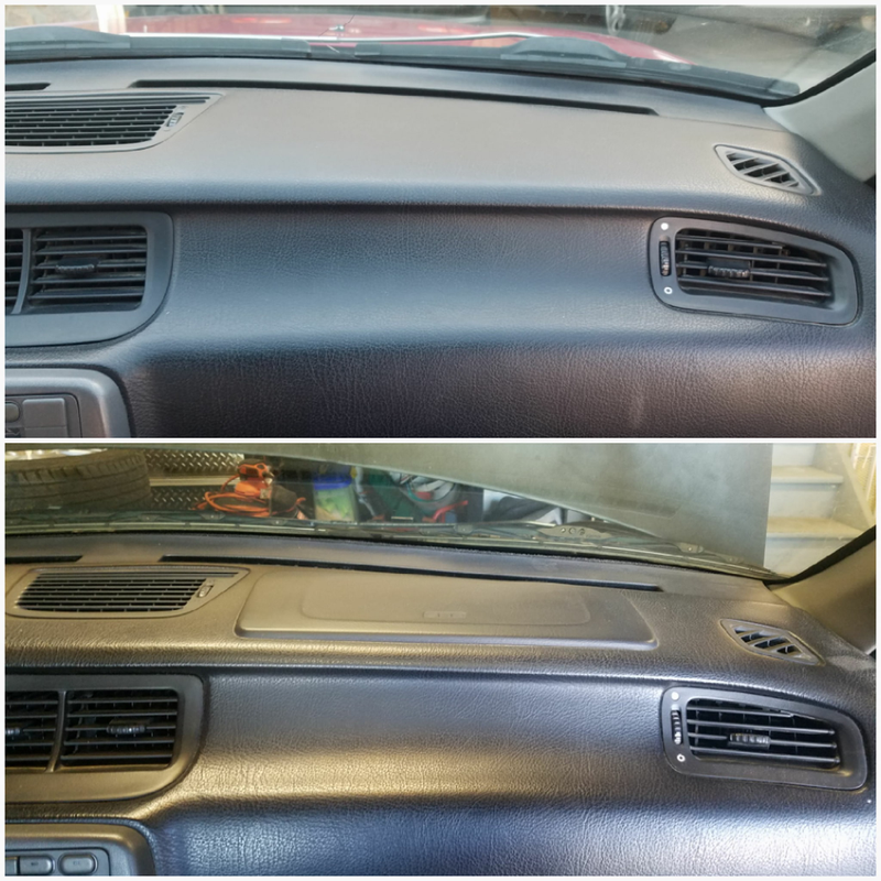 EX got TWO airbags! but I cant remove an airbag and sell the car, so it will stay on the black one